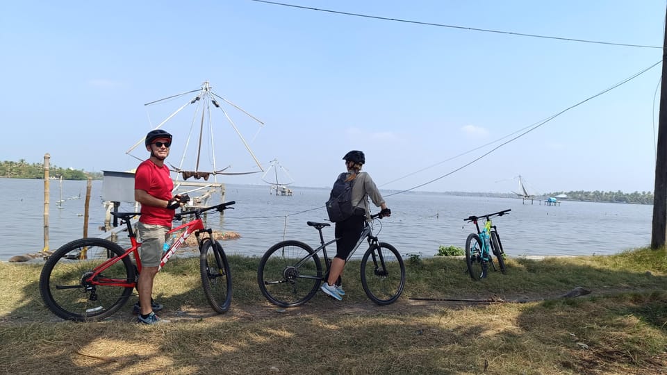 Fort Kochi Beach and Backwater eBike/Cycling Tour (Half Day) - Kumbalangi backwaters: shrimp-farm roads and everyday water life