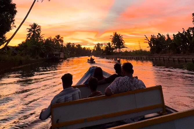 Kalappura Houseboats Combination Backwater Tour - The country boat segment: narrow canals, retractable roof, village life