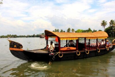 Kochi Private Tour: Kerala Backwater Shikara (Shaded Canoe Boat) Day Cruise - A 3-hour shaded Shikara cruise in Alleppey backwaters
