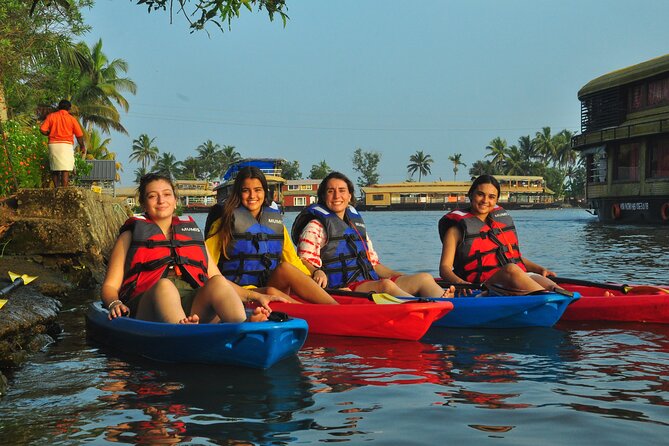 Sunrise Kayaking in Magical Alleppey Backwater Village - What you’ll do on the water: canals, open backwaters, and bird-island views