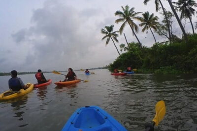 Sunset Kayaking in Hidden Alleppey Backwater Routes - The paddling plan: canals, houseboats, and moving between waters