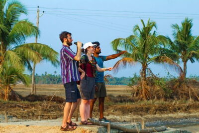 Village Bike Tour & Birdwatching - The 25 km ride: backroads, wetlands, fish farms, and Chinese fishing nets